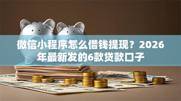 微信小程序怎么借钱提现?2026年最新发的6款贷款口子 微信小程序怎么借钱提现?2026年最新发的6款贷款口子