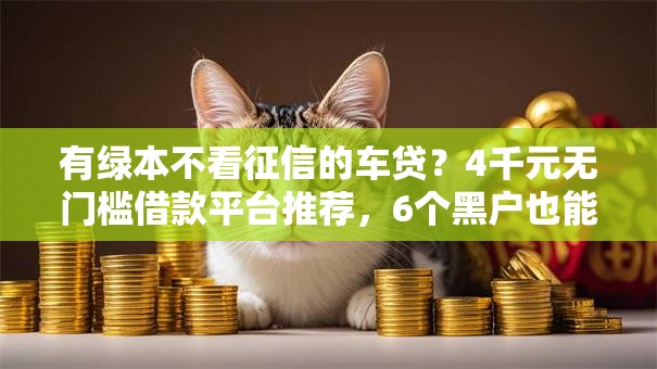 有绿本不看征信的车贷?4千元无门槛借款平台推荐,6个黑户也能借款的平台盘点 有绿本不看征信的车贷?4千元无门槛借款平台推荐,6个黑户也能借款的平台盘点
