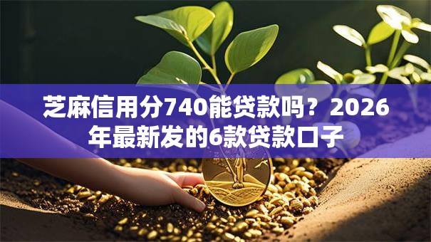 芝麻信用分740能贷款吗？2026年最新发的6款贷款口子