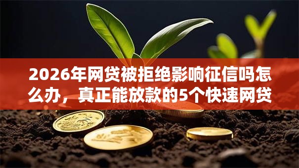 2026年网贷被拒绝影响征信吗怎么办，真正能放款的5个快速网贷平台推荐
