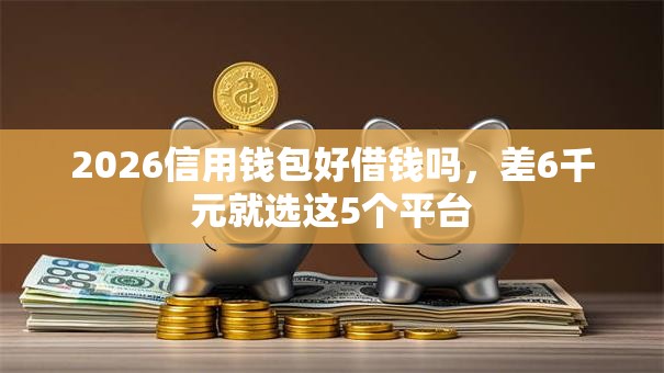 2026信用钱包好借钱吗，差6千元就选这5个平台