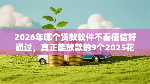 2026年哪个贷款软件不看征信好通过，真正能放款的9个2025花户借钱的平台100%能借到推荐