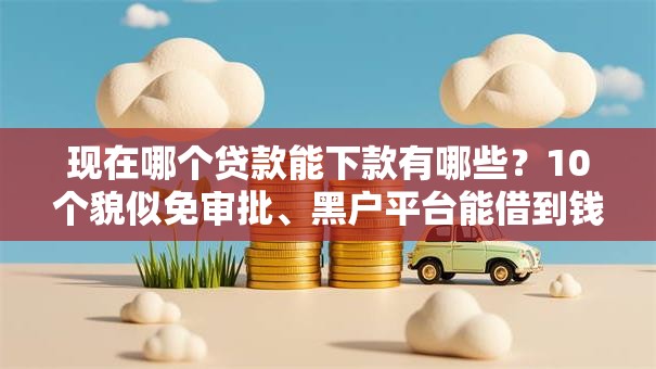 现在哪个贷款能下款有哪些？10个貌似免审批、黑户平台能借到钱的合集