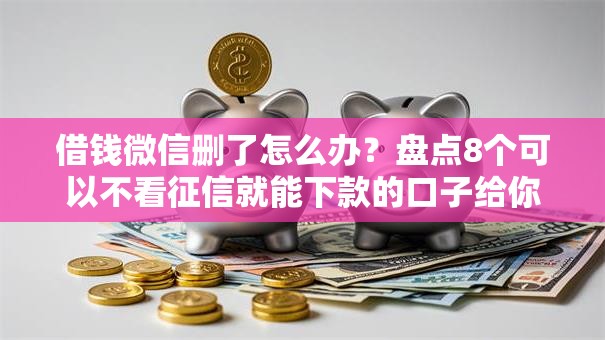 借钱微信删了怎么办?盘点8个可以不看征信就能下款的口子给你参考 借钱微信删了怎么办?盘点8个可以不看征信就能下款的口子给你参考