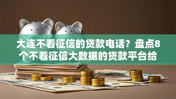 大连不看征信的贷款电话？盘点8个不看征信大数据的贷款平台给你参考