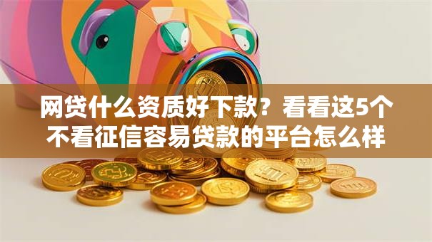 网贷什么资质好下款？看看这5个不看征信容易贷款的平台怎么样