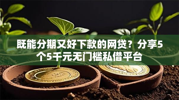 既能分期又好下款的网贷？分享5个5千元无门槛私借平台
