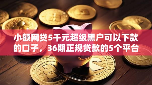 小额网贷5千元超级黑户可以下款的口子,36期正规贷款的5个平台介绍 小额网贷5千元超级黑户可以下款的口子,36期正规贷款的5个平台介绍