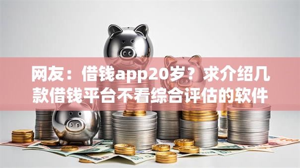网友：借钱app20岁？求介绍几款借钱平台不看综合评估的软件