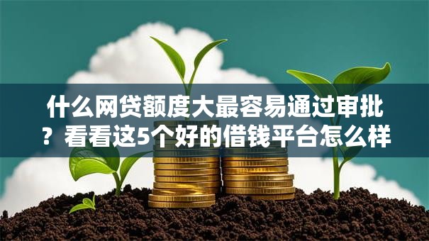 什么网贷额度大最容易通过审批？看看这5个好的借钱平台怎么样