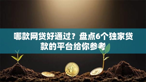 哪款网贷好通过?盘点6个独家贷款的平台给你参考 哪款网贷好通过?盘点6个独家贷款的平台给你参考