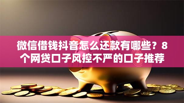 微信借钱抖音怎么还款有哪些？8个网贷口子风控不严的口子推荐给你