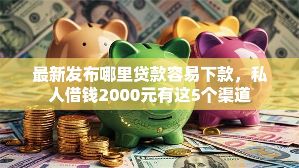 最新发布哪里贷款容易下款，私人借钱2000元有这5个渠道