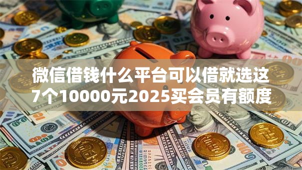 微信借钱什么平台可以借就选这7个10000元2025买会员有额度的口子