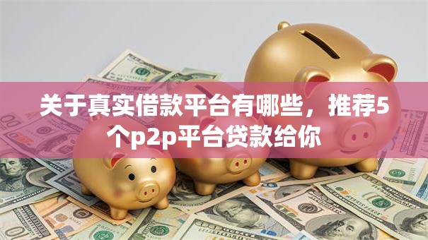 关于真实借款平台有哪些，推荐5个p2p平台贷款给你