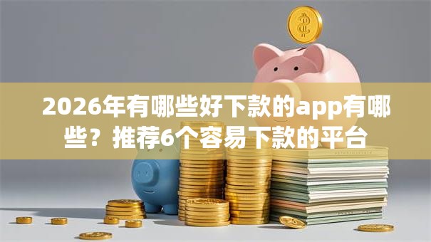 2026年有哪些好下款的app有哪些？推荐6个容易下款的平台