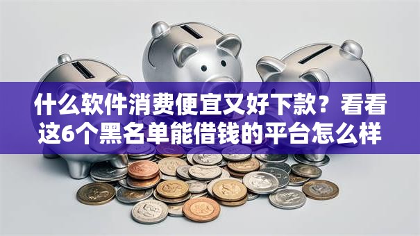 什么软件消费便宜又好下款？看看这6个黑名单能借钱的平台怎么样