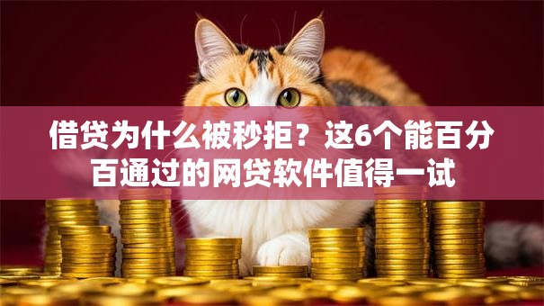 借贷为什么被秒拒？这6个能百分百通过的网贷软件值得一试