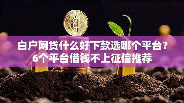 白户网贷什么好下款选哪个平台？6个平台借钱不上征信推荐