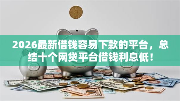 2026最新借钱容易下款的平台，总结十个网贷平台借钱利息低！