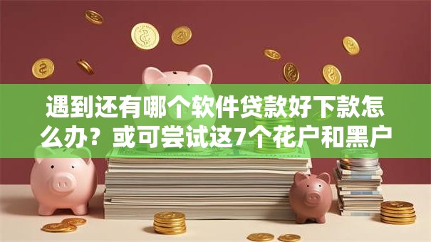 遇到还有哪个软件贷款好下款怎么办？或可尝试这7个花户和黑户也能放款的平台