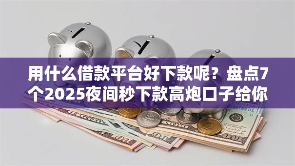 用什么借款平台好下款呢？盘点7个2025夜间秒下款高炮口子给你参考