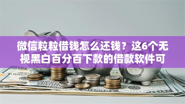 微信粒粒借钱怎么还钱?这6个无视黑白百分百下款的借款软件可以试试 微信粒粒借钱怎么还钱?这6个无视黑白百分百下款的借款软件可以试试