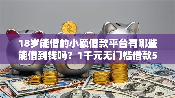 18岁能借的小额借款平台有哪些能借到钱吗？1千元无门槛借款5个平台推荐