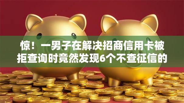 惊！一男子在解决招商信用卡被拒查询时竟然发现6个不查征信的口子，事后分享了出来