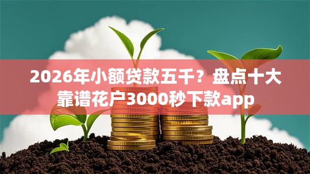 2026年小额贷款五千?盘点十大靠谱花户3000秒下款app 2026年小额贷款五千?盘点十大靠谱花户3000秒下款app