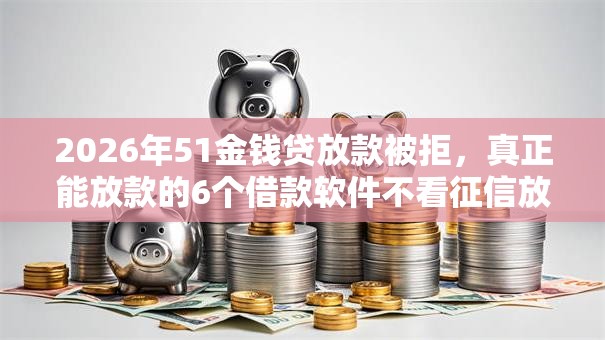 2026年51金钱贷放款被拒，真正能放款的6个借款软件不看征信放款快推荐