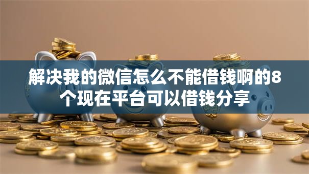 解决我的微信怎么不能借钱啊的8个现在平台可以借钱分享