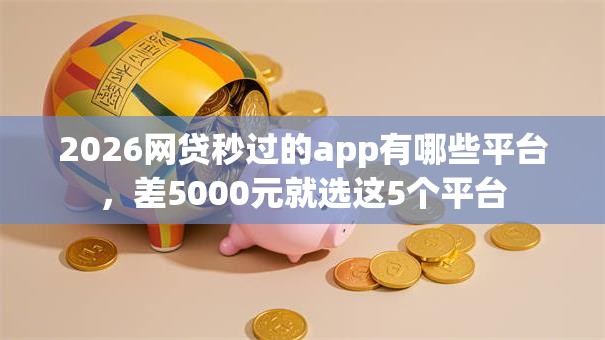 2026网贷秒过的app有哪些平台，差5000元就选这5个平台