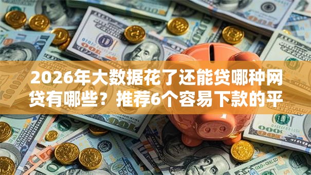 2026年大数据花了还能贷哪种网贷有哪些？推荐6个容易下款的平台