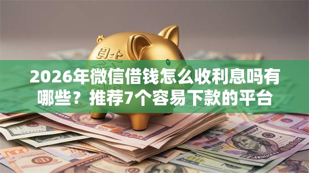 2026年微信借钱怎么收利息吗有哪些？推荐7个容易下款的平台