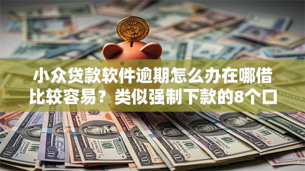 小众贷款软件逾期怎么办在哪借比较容易？类似强制下款的8个口子参考