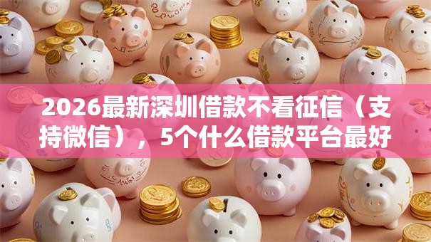 2026最新深圳借款不看征信(支持微信),5个什么借款平台最好借款通过无私分享 2026最新深圳借款不看征信(支持微信),5个什么借款平台最好借款通过无私分享
