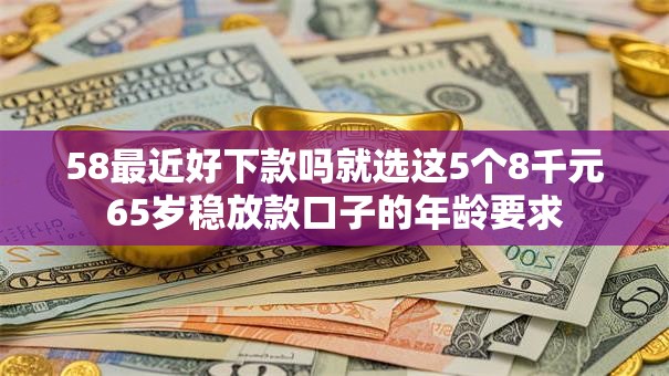 58最近好下款吗就选这5个8千元65岁稳放款口子的年龄要求 58最近好下款吗就选这5个8千元65岁稳放款口子的年龄要求
