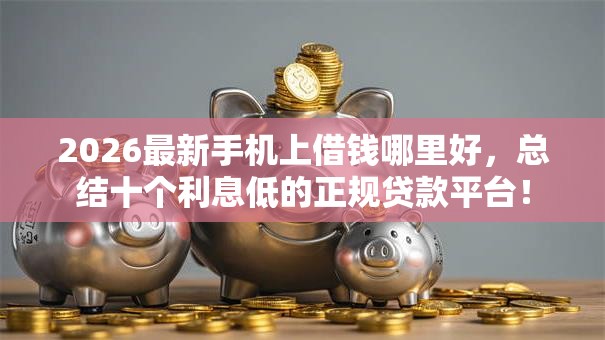 2026最新手机上借钱哪里好,总结十个利息低的正规贷款平台! 2026最新手机上借钱哪里好,总结十个利息低的正规贷款平台!