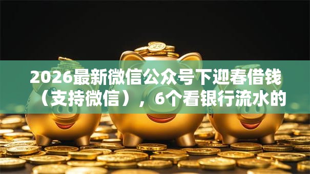 2026最新微信公众号下迎春借钱（支持微信），6个看银行流水的网贷口子无私分享