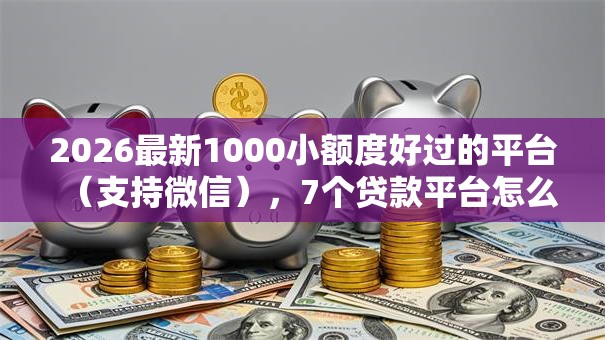2026最新1000小额度好过的平台（支持微信），7个贷款平台怎么投诉无私分享