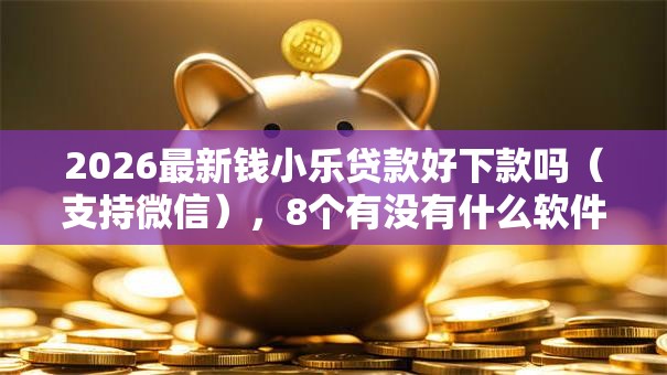 2026最新钱小乐贷款好下款吗（支持微信），8个有没有什么软件征信黑了可以贷款无私分享