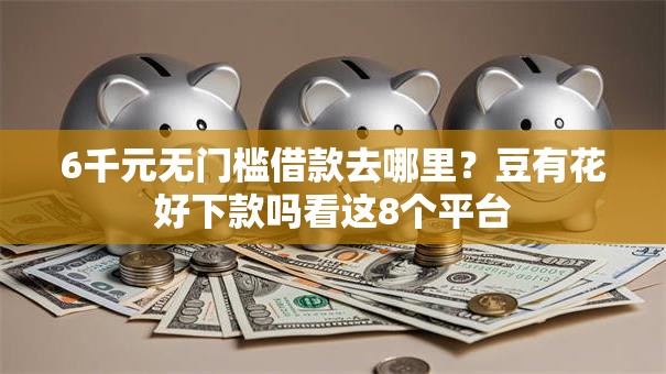 6千元无门槛借款去哪里？豆有花好下款吗看这8个平台