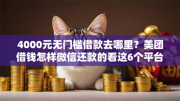 4000元无门槛借款去哪里？美团借钱怎样微信还款的看这6个平台