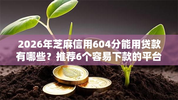 2026年芝麻信用604分能用贷款有哪些？推荐6个容易下款的平台