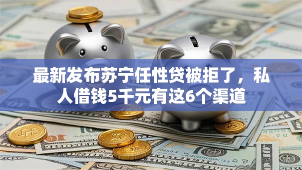 最新发布苏宁任性贷被拒了,私人借钱5千元有这6个渠道 最新发布苏宁任性贷被拒了,私人借钱5千元有这6个渠道