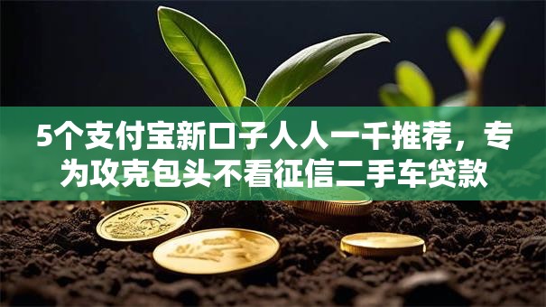 5个支付宝新口子人人一千推荐，专为攻克包头不看征信二手车贷款难题