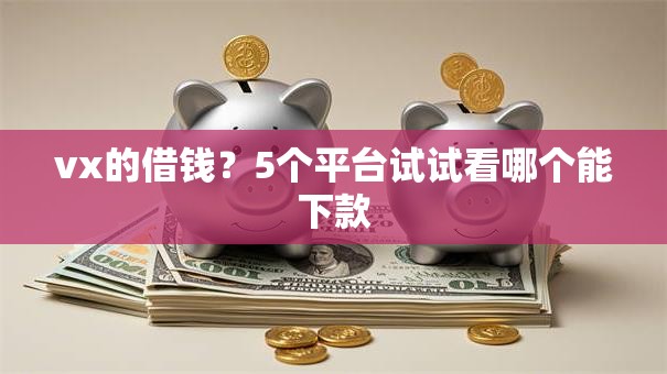 vx的借钱?5个平台试试看哪个能下款 vx的借钱?5个平台试试看哪个能下款
