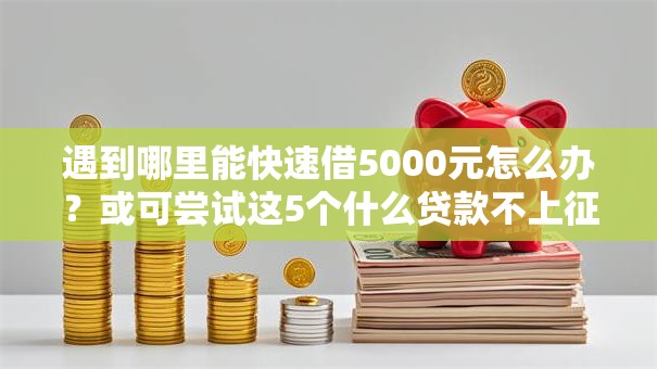 遇到哪里能快速借5000元怎么办？或可尝试这5个什么贷款不上征信平台