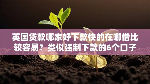 英国贷款哪家好下款快的在哪借比较容易？类似强制下款的6个口子参考